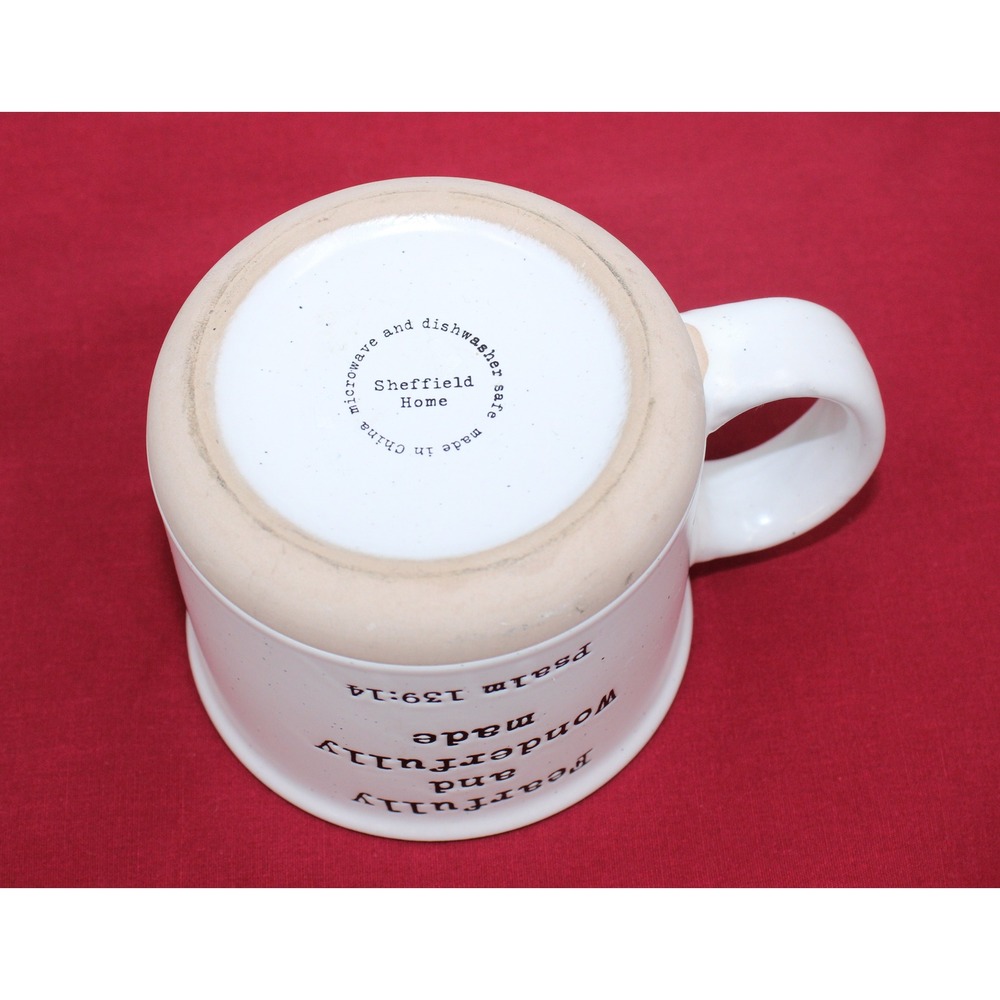 Sheffield Home Fearfully and Wonderfully Made Psalm 139:14 Speckled Coffee Mug - Picture 6 of 6